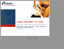 Tablet Screenshot of inventa.cz